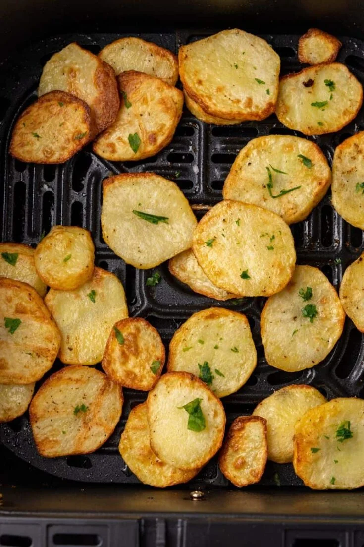 Air Fryer Sliced Potatoes - Delish Health Life